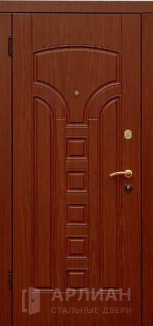 Фото №2 «Металлическая дверь с отделкой мдф цвет красного ясеня №570»